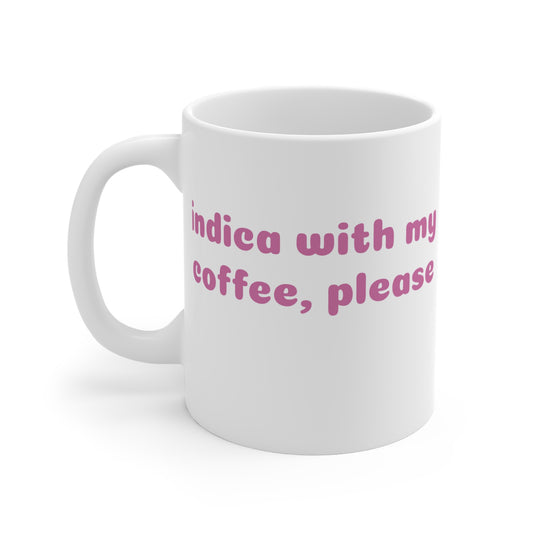 Indica & Coffee Mug 11oz